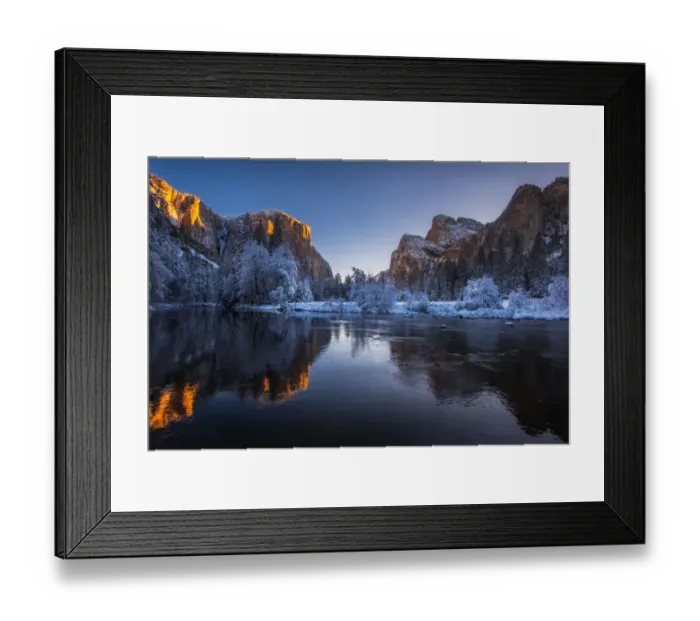 Framed Print : Winter Yosemite Framed Print : Winter Yosemite