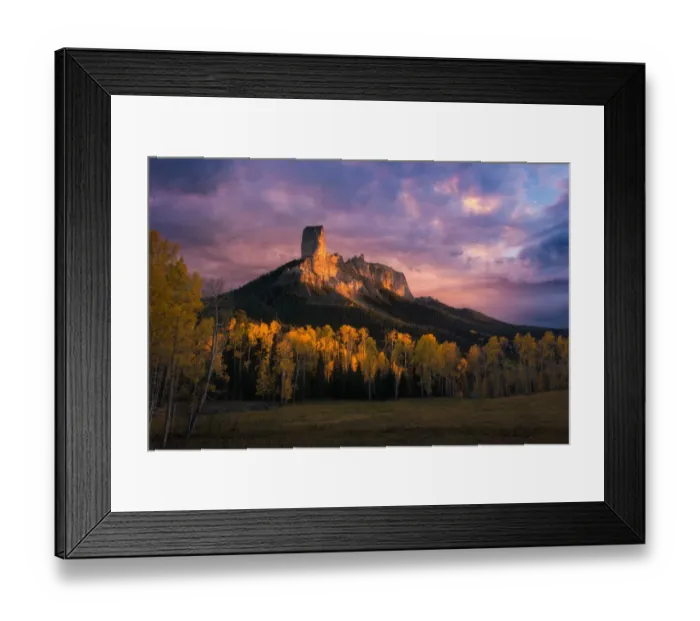 Framed Print : Colorado Fall foliage