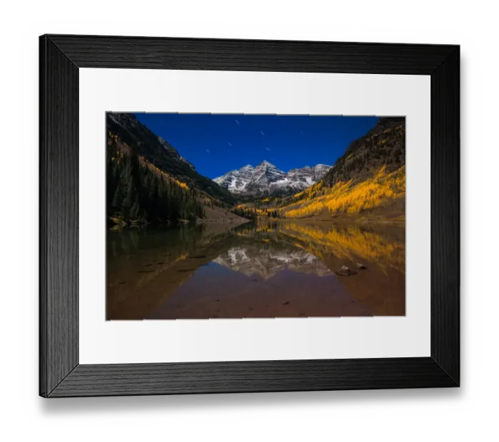Framed Print : Maroon lake Framed Print : Maroon lake
