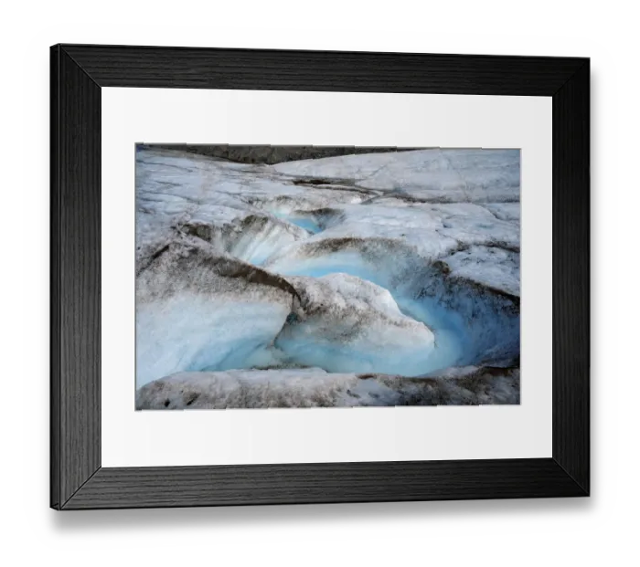 Framed Print : Glacier creek Framed Print : Glacier creek