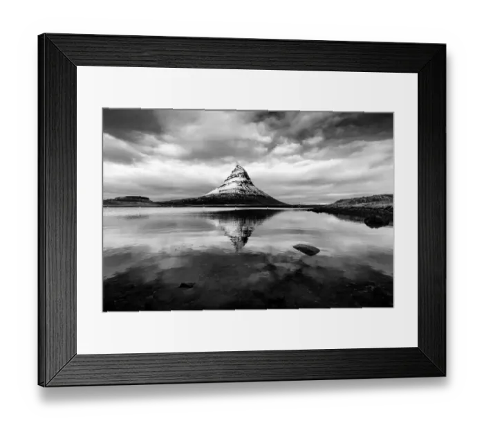 Framed Print : Mountain Reflection Framed Print : Mountain Reflection