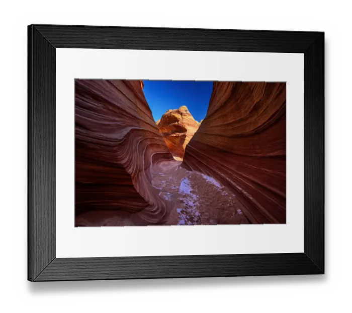 Framed Print : The Wave rock Framed Print : The Wave rock