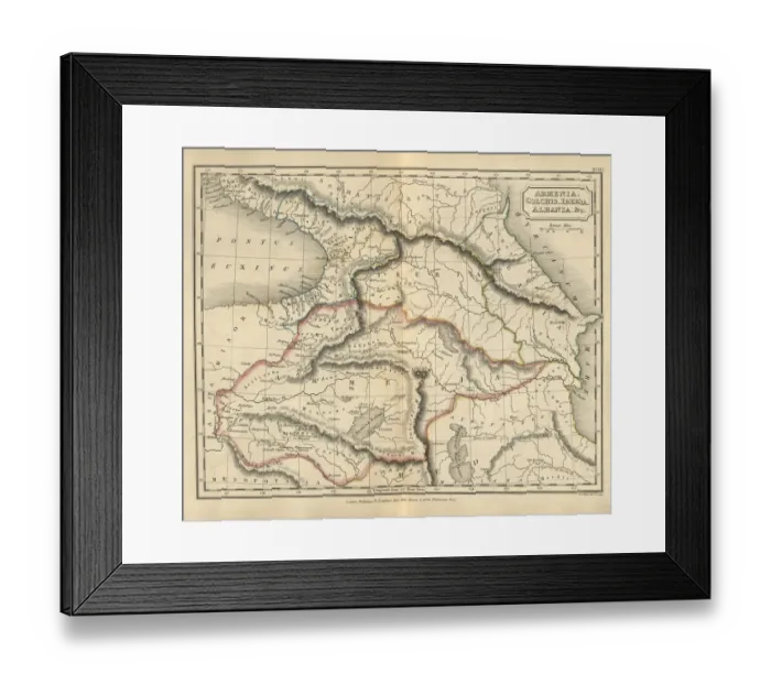 Framed Print : Antique map of Ancient Armenia, Colchis Iberia, Albania, Atlas of Ancient Geography Framed Print : Antique map of Ancient Armenia, Colchis Iberia, Albania, Atlas of Ancient Geography