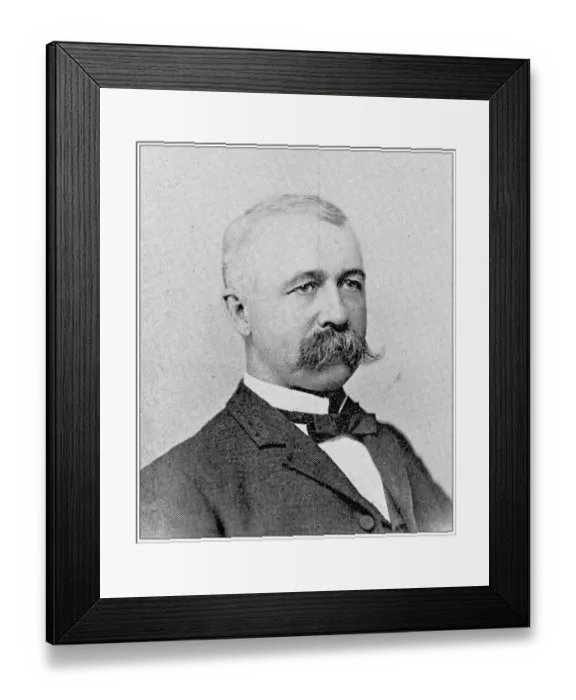 Framed Print : Antique photograph from Lawrence, Kansas, in 1898: A Henley