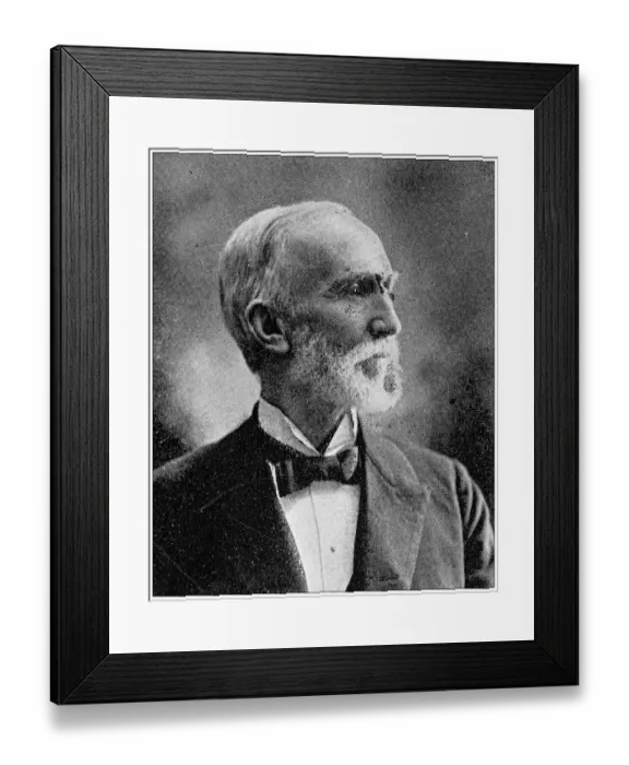 Framed Print : Antique photograph from Lawrence, Kansas, in 1898: Rev Richard Cordley Framed Print : Antique photograph from Lawrence, Kansas, in 1898: Rev Richard Cordley