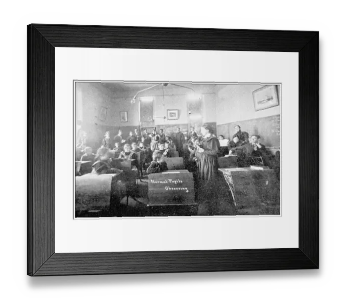 Framed Print : Antique photograph from Lawrence, Kansas, in 1898: Haskell Institute, Normal Department Framed Print : Antique photograph from Lawrence, Kansas, in 1898: Haskell Institute, Normal Department