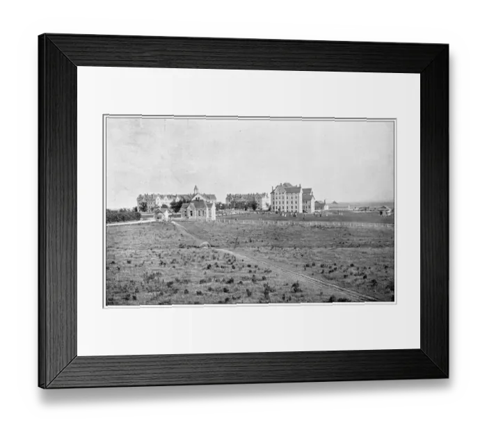Framed Print : Antique photograph from Lawrence, Kansas, in 1898: Haskell Institute