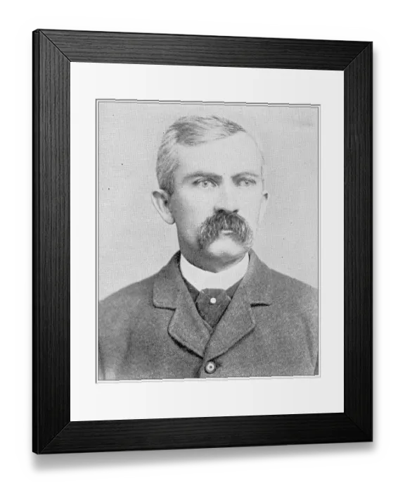 Framed Print : Antique photograph from Lawrence, Kansas, in 1898: Board of Education, J D Fincher, Vice President Framed Print : Antique photograph from Lawrence, Kansas, in 1898: Board of Education, J D Fincher, Vice President