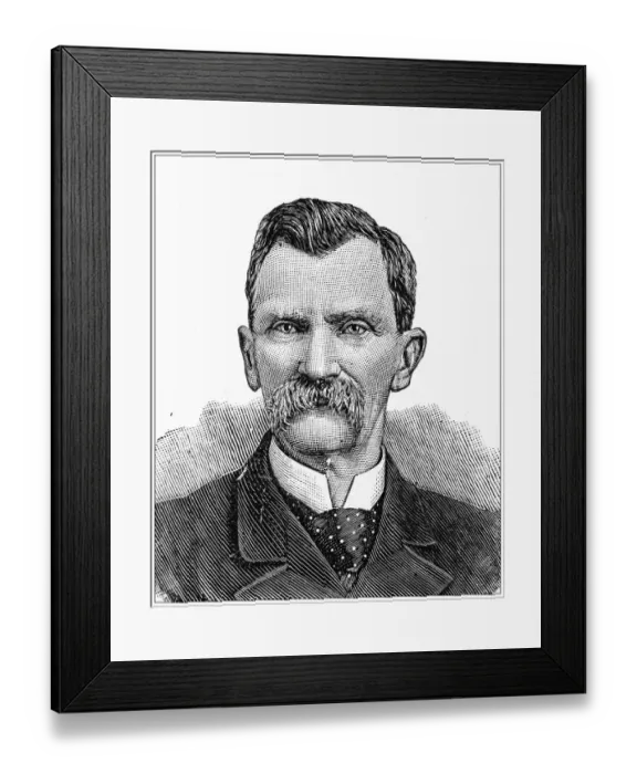 Framed Print : Antique photograph from Lawrence, Kansas, in 1898: B F Smith Framed Print : Antique photograph from Lawrence, Kansas, in 1898: B F Smith