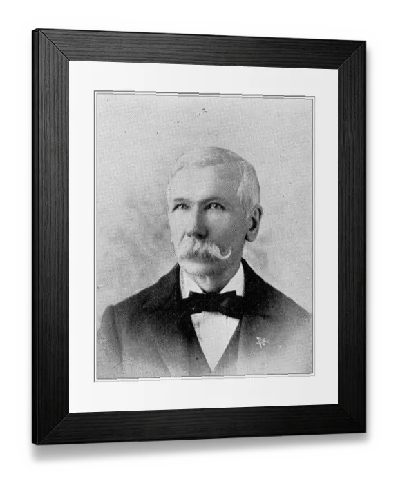 Framed Print : Antique photograph from Lawrence, Kansas, in 1898: O W McAllister Framed Print : Antique photograph from Lawrence, Kansas, in 1898: O W McAllister