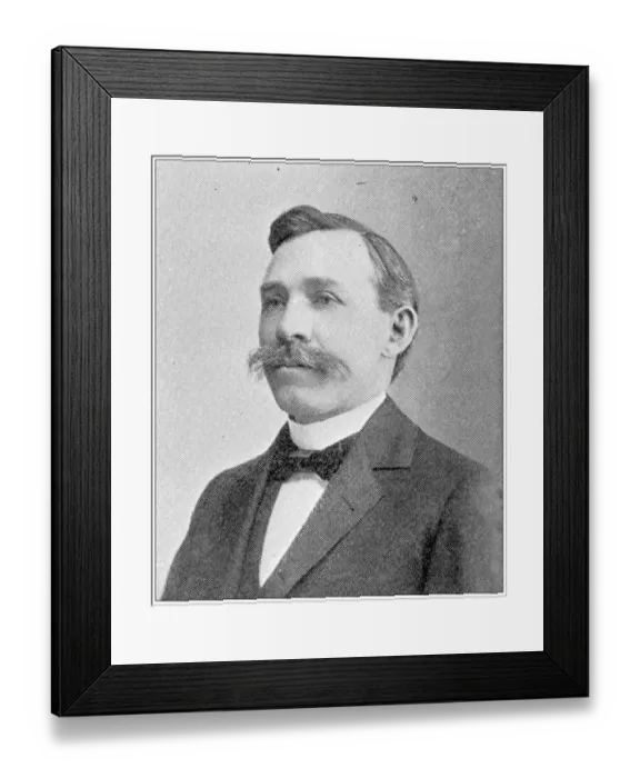 Framed Print : Antique photograph from Lawrence, Kansas, in 1898: L O McIntire Framed Print : Antique photograph from Lawrence, Kansas, in 1898: L O McIntire
