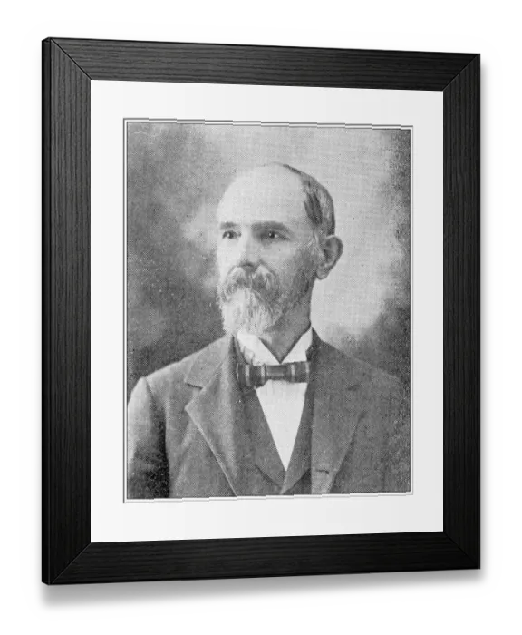 Framed Print : Antique photograph from Lawrence, Kansas, in 1898: C A Hill Framed Print : Antique photograph from Lawrence, Kansas, in 1898: C A Hill