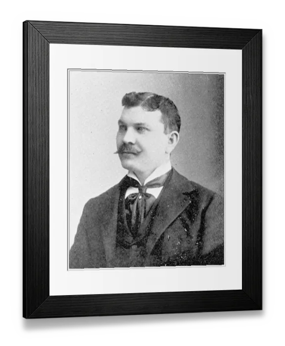 Framed Print : Antique photograph from Lawrence, Kansas, in 1898: T C Green Framed Print : Antique photograph from Lawrence, Kansas, in 1898: T C Green