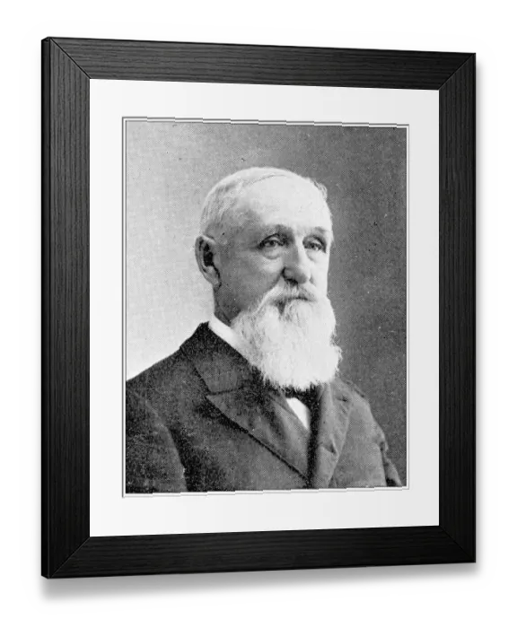 Framed Print : Antique photograph from Lawrence, Kansas, in 1898: Members of the Douglas County Bar, Ls Steele