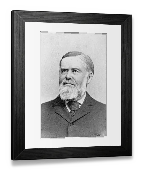 Framed Print : Antique photograph from Lawrence, Kansas, in 1898: Members of the Douglas County Bar, Colonel O E Learnard Framed Print : Antique photograph from Lawrence, Kansas, in 1898: Members of the Douglas County Bar, Colonel O E Learnard