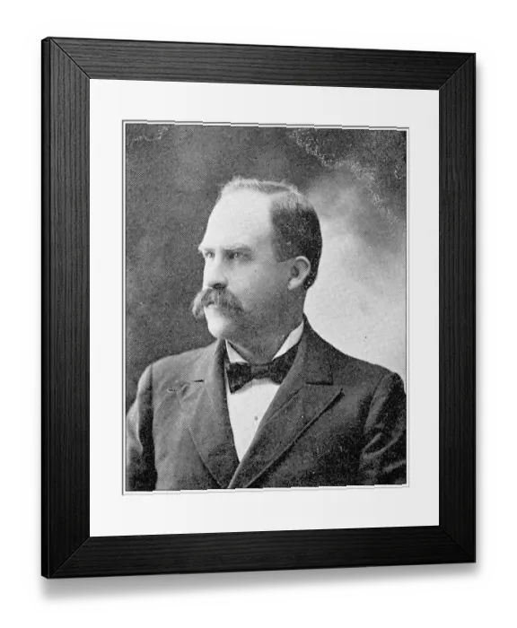 Framed Print : Antique photograph from Lawrence, Kansas, in 1898: Members of the Douglas County Bar, E F Caldwell Framed Print : Antique photograph from Lawrence, Kansas, in 1898: Members of the Douglas County Bar, E F Caldwell