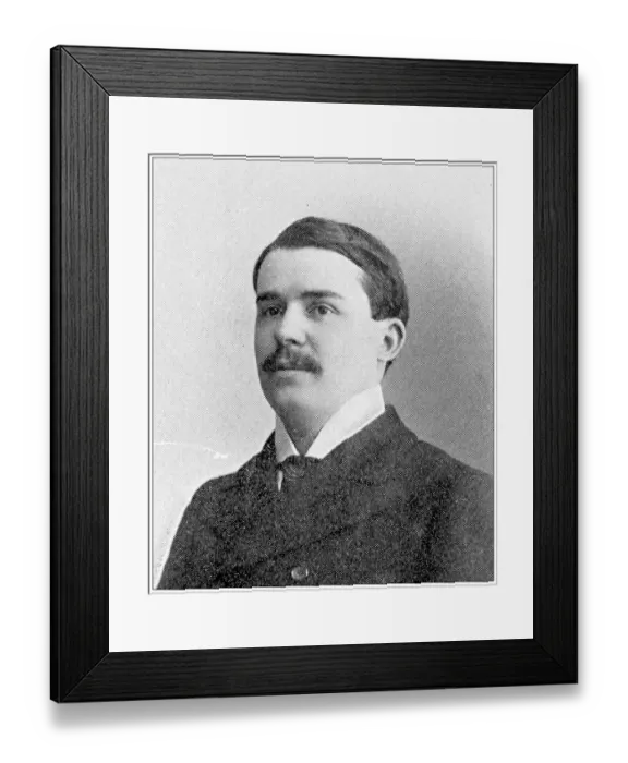 Framed Print : Antique photograph from Lawrence, Kansas, in 1898: Members of the Douglas County Bar, E O Leonard Jr