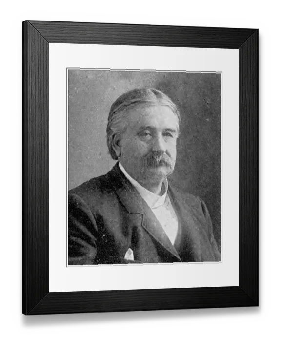 Framed Print : Antique photograph from Lawrence, Kansas, in 1898: Members of the Douglas County Bar, J Barker Framed Print : Antique photograph from Lawrence, Kansas, in 1898: Members of the Douglas County Bar, J Barker