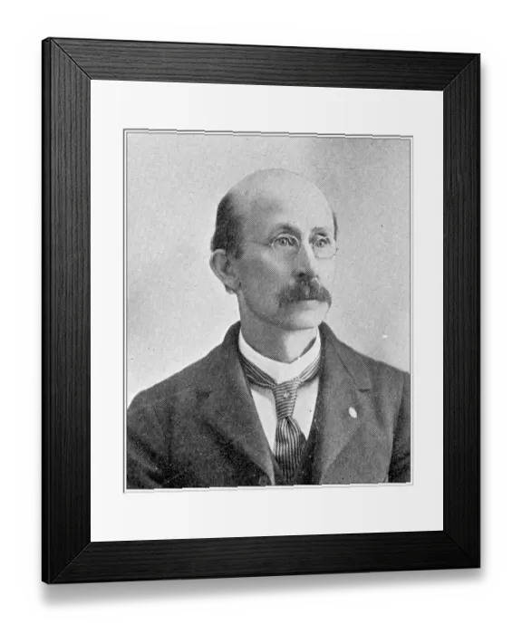 Framed Print : Antique photograph from Lawrence, Kansas, in 1898: J A Poff, Court Bailiff Framed Print : Antique photograph from Lawrence, Kansas, in 1898: J A Poff, Court Bailiff