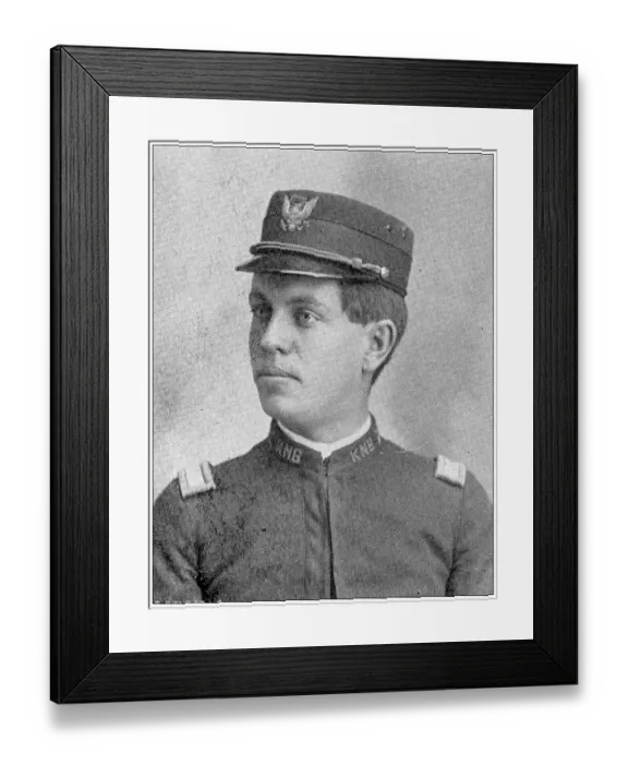 Framed Print : Antique photograph from Lawrence, Kansas, in 1898: National guard, Lieutenant A C Alford Framed Print : Antique photograph from Lawrence, Kansas, in 1898: National guard, Lieutenant A C Alford