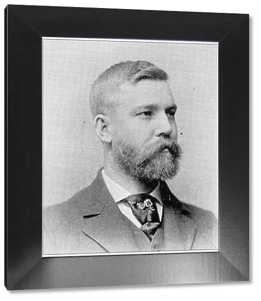 Antique photograph from Lawrence, Kansas, in 1898: W C Spangler, City Attorney