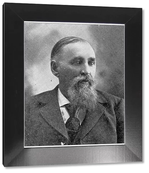 Antique photograph from Lawrence, Kansas, in 1898: Jonathan Akers, Councilman