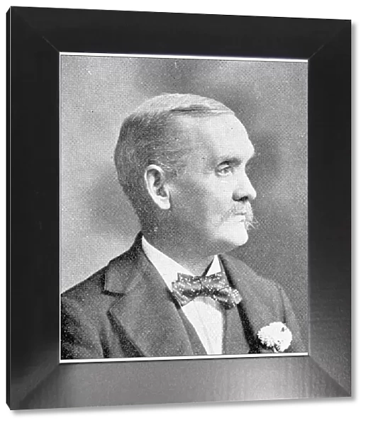 Antique photograph from Lawrence, Kansas, in 1898: F W Read, Councilman