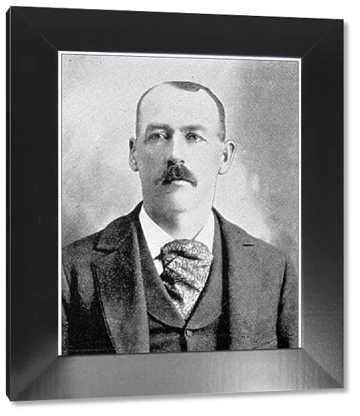 Antique photograph from Lawrence, Kansas, in 1898: B W McFarlane, Councilman
