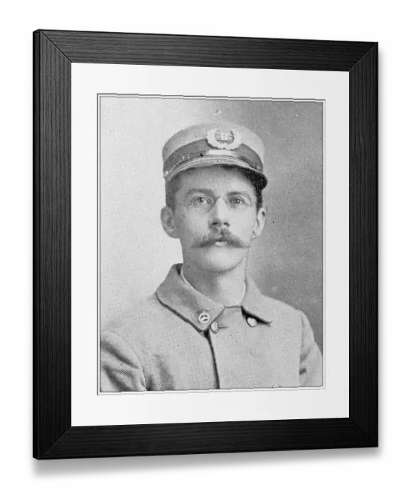 Framed Print : Antique photograph from Lawrence, Kansas, in 1898: A W Berger, Letter Carrier Framed Print : Antique photograph from Lawrence, Kansas, in 1898: A W Berger, Letter Carrier