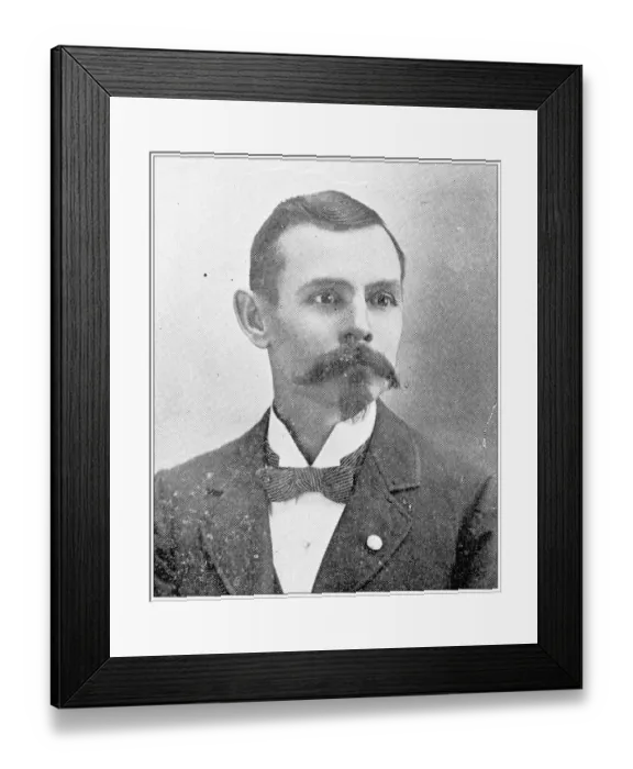 Framed Print : Antique photograph from Lawrence, Kansas, in 1898: Wm H Moys Framed Print : Antique photograph from Lawrence, Kansas, in 1898: Wm H Moys