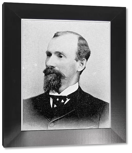 Antique photograph from Lawrence, Kansas, in 1898: Eugene F Goodrich, postmaster