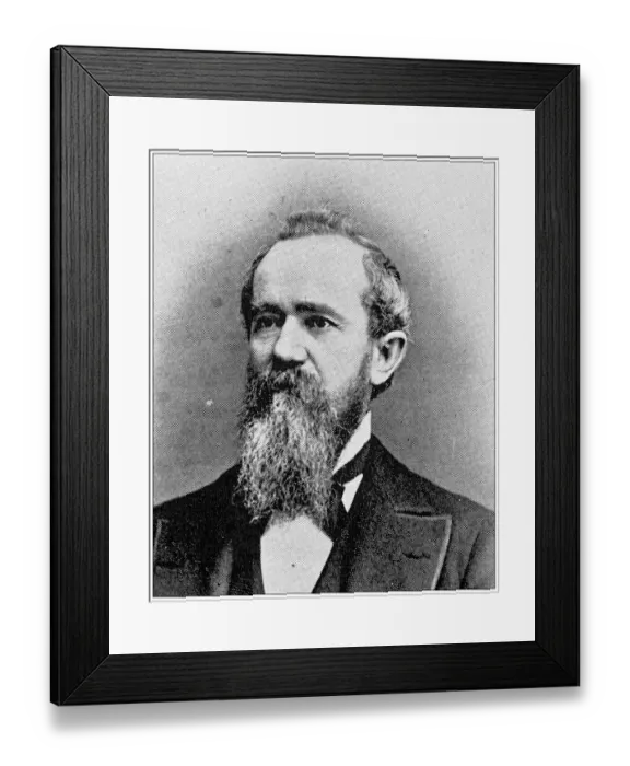 Framed Print : Antique photograph from Lawrence, Kansas, in 1898: Lorenzo J Worden, postmaster Framed Print : Antique photograph from Lawrence, Kansas, in 1898: Lorenzo J Worden, postmaster