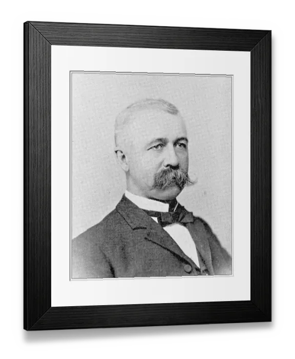 Framed Print : Antique photograph from Lawrence, Kansas, in 1898: Hon A Henley, Representative 14th district Framed Print : Antique photograph from Lawrence, Kansas, in 1898: Hon A Henley, Representative 14th district