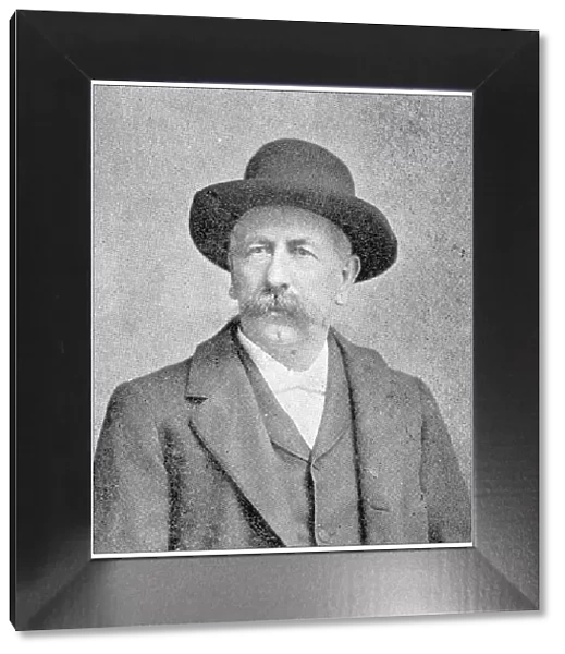 Antique photograph from Lawrence, Kansas, in 1898: J Q A Norton, Probate Judge