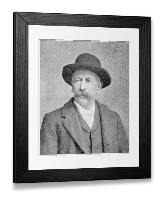Framed Print : Antique photograph from Lawrence, Kansas, in 1898: J Q A Norton, Probate Judge Framed Print : Antique photograph from Lawrence, Kansas, in 1898: J Q A Norton, Probate Judge