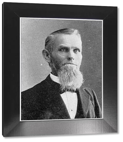 Antique photograph from Lawrence, Kansas, in 1898: Dr W Y Leonard, Coroner