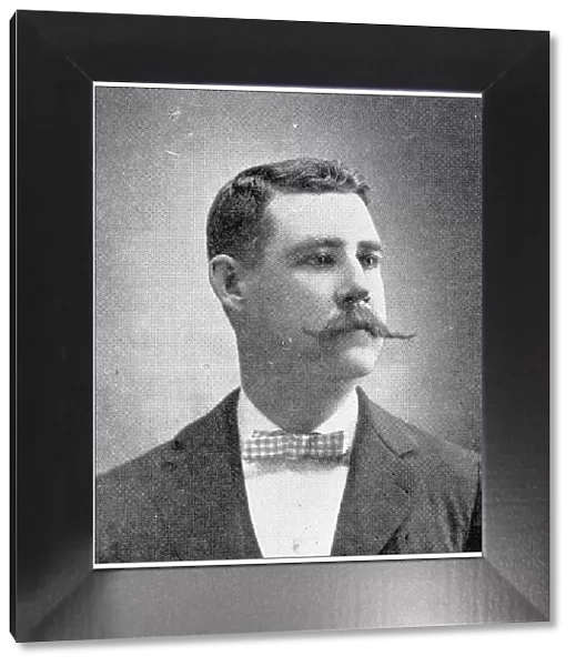 Antique photograph from Lawrence, Kansas, in 1898: Samuel P Moore, Treasurer
