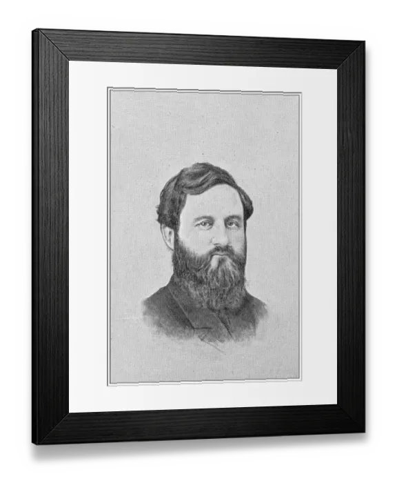Framed Print : Antique photograph from Lawrence, Kansas, in 1898: C. W. Babcock, President Territorial Council Framed Print : Antique photograph from Lawrence, Kansas, in 1898: C. W. Babcock, President Territorial Council