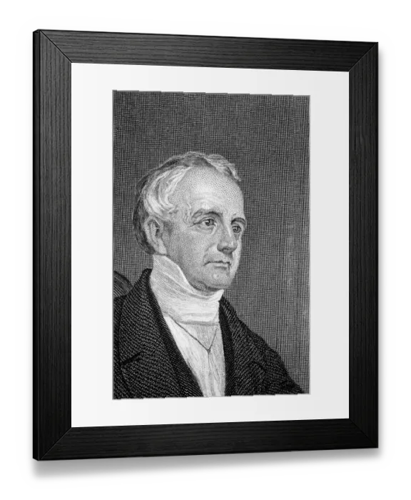 Framed Print : Abbott Lawrence famous American businessman and politician Framed Print : Abbott Lawrence famous American businessman and politician