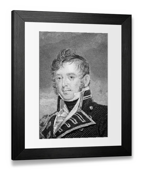 Framed Print : James Lawrence famous American naval officer Framed Print : James Lawrence famous American naval officer