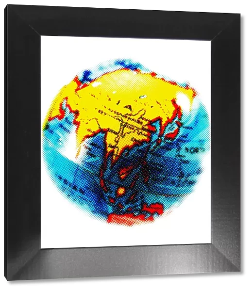 Globe of Earth Featuring Asia