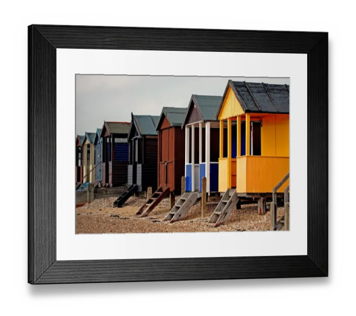 Framed Print : Beach huts, Southend Framed Print : Beach huts, Southend