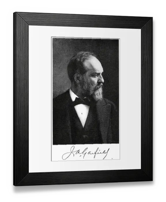 Framed Print : James A. Garfield
