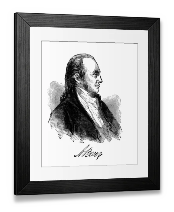 Framed Print : Portrait of Aaron Burr Jr. (February 6, 1756 - September 14, 1836) Framed Print : Portrait of Aaron Burr Jr. (February 6, 1756 - September 14, 1836)