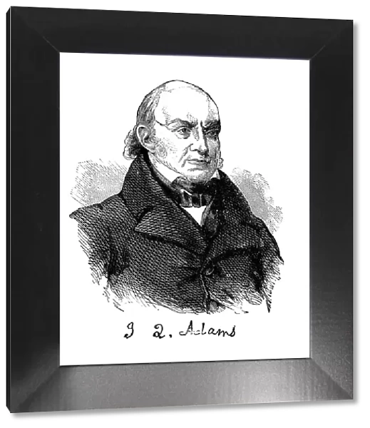 Portrait of John Quincy Adams, sixth president of the United States, from 1825 to 1829