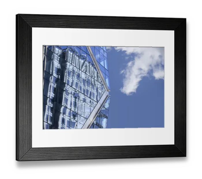 Framed Print : Blue Sky And Scraper Framed Print : Blue Sky And Scraper