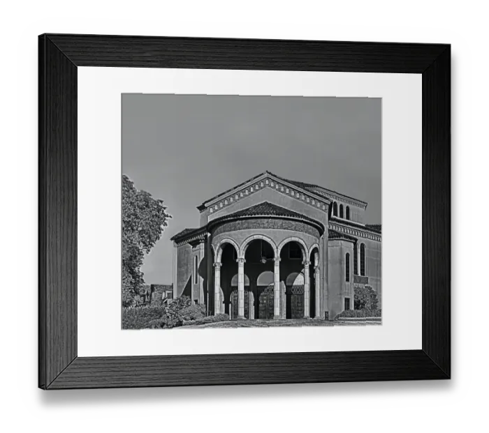 Framed Print : Black And White Church Framed Print : Black And White Church