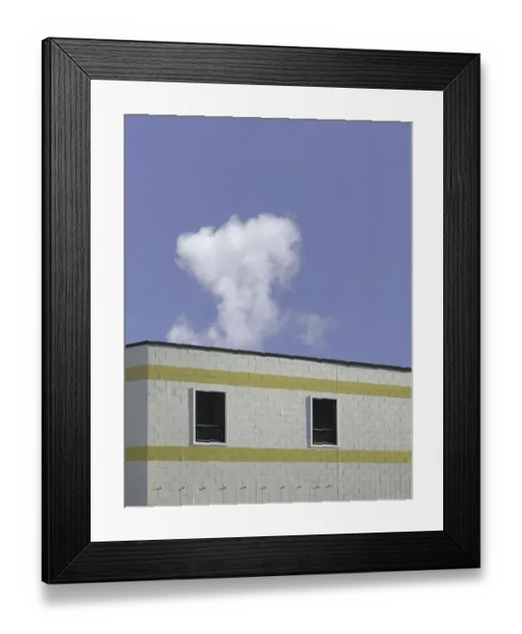 Framed Print : Cement Block Vertorama Framed Print : Cement Block Vertorama