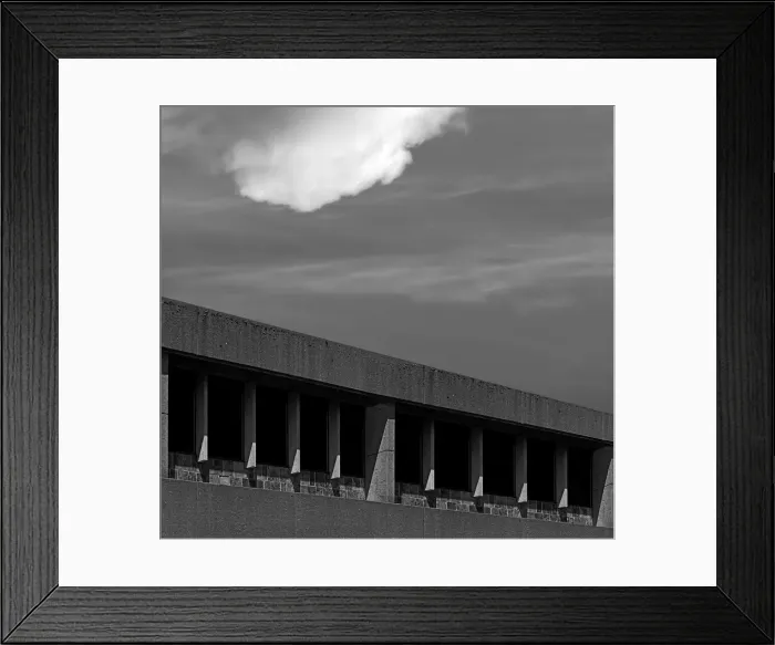 Framed Print : Brutalist Concrete Framed Print : Brutalist Concrete