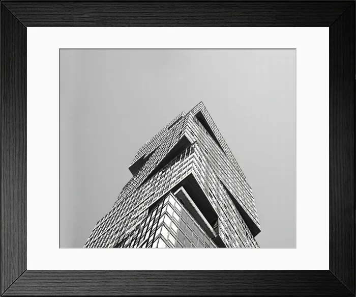 Framed Print : Neo Futurism In Black And White Framed Print : Neo Futurism In Black And White